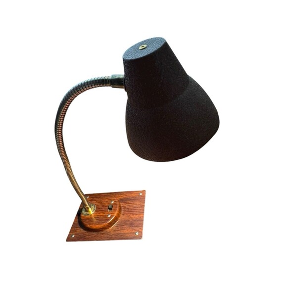 Vintage Tensor Lamp Mid Century Brown Desk Drafting Office Adjustable - Picture 6 of 7